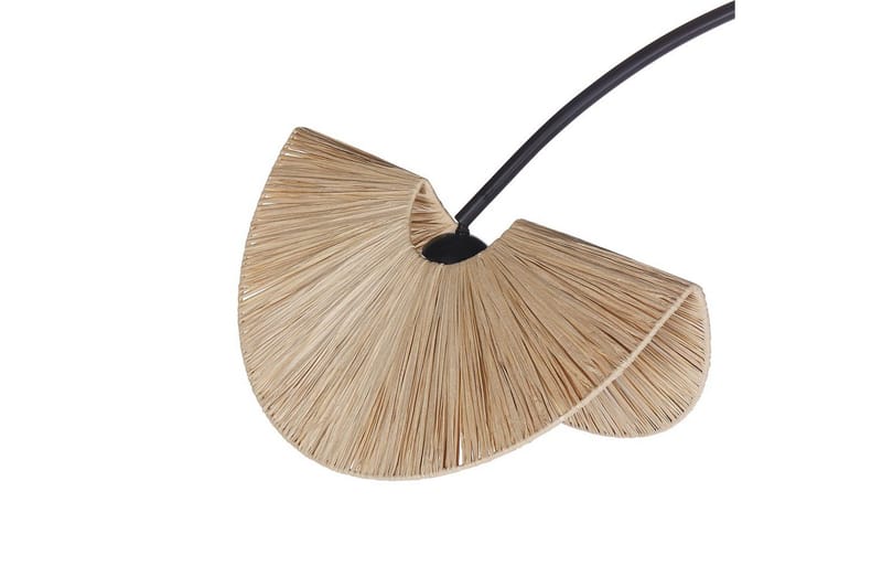 Santover Gulvlampe 189 cm - Svart/Natur - Belysning - Innendørsbelysning & Lamper - Soveromslampe