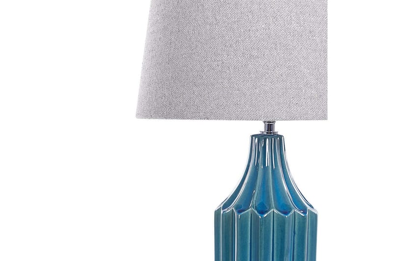 Schava Bordlampe 56 cm E27 - Blå/Grå - Belysning - Innendørsbelysning & Lamper - Vinduslampe - Vinduslampe på fot
