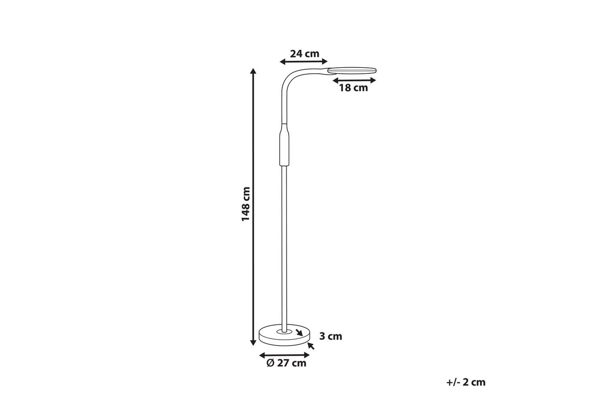 Sifte Gulvlampe 148 cm - Svart - Belysning - Innendørsbelysning & Lamper - Soveromslampe