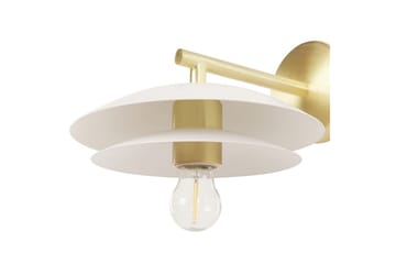 Solab Vegglampe E27 - Gull/Hvit - Belysning - Innendørsbelysning & Lamper - Nattlampe - Nattlampe vegg