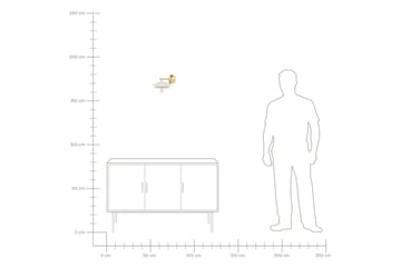 Solab Vegglampe E27 - Gull/Hvit - Belysning - Innendørsbelysning & Lamper - Nattlampe - Nattlampe vegg