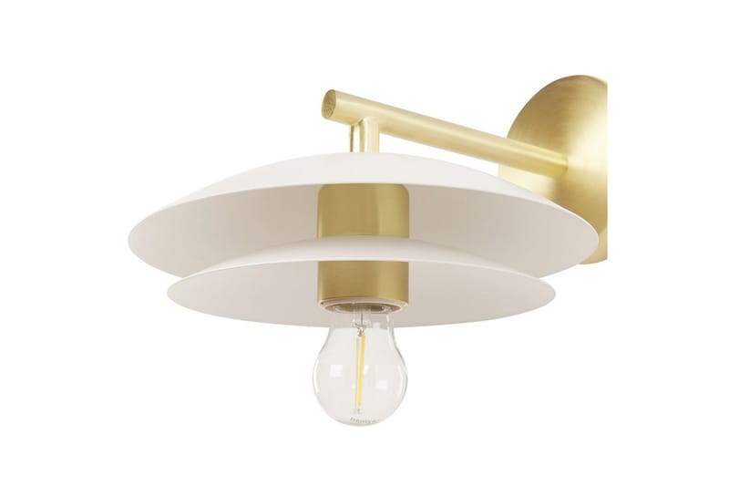 Solab Vegglampe E27 - Gull/Hvit - Belysning - Innendørsbelysning & Lamper - Nattlampe - Nattlampe vegg