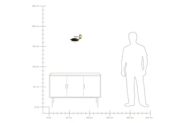 Solab Vegglampe E27 - Svart/Gull - Belysning - Innendørsbelysning & Lamper - Nattlampe - Nattlampe vegg
