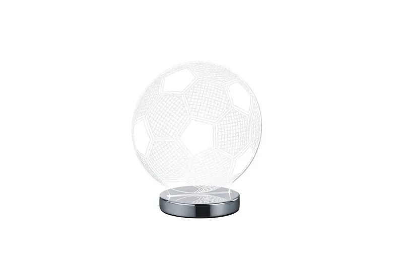 Ball Bordlampe LED krom, Krom