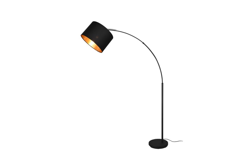 Bolivia Gulvlampe E27 Mattsvart/Gull - Belysning - Innendørsbelysning & Lamper - Soveromslampe