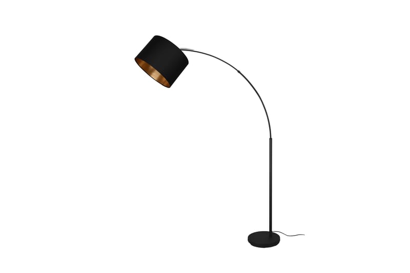 Bolivia Gulvlampe E27 Mattsvart/Gull - Belysning - Innendørsbelysning & Lamper - Soveromslampe
