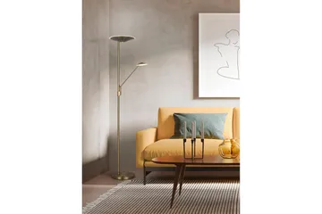 Brantford LED-Gulvlampe Antikk Messing - Trio Lighting - Belysning - Innendørsbelysning & Lamper - Soveromslampe