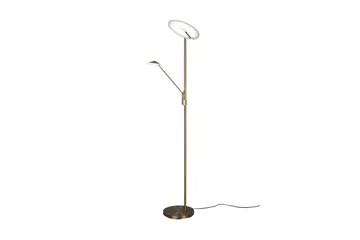 Brantford LED-Gulvlampe Antikk Messing - Trio Lighting - Belysning - Innendørsbelysning & Lamper - Soveromslampe