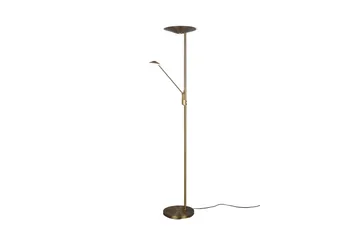 Brantford LED-Gulvlampe Antikk Messing - Trio Lighting - Belysning - Innendørsbelysning & Lamper - Soveromslampe