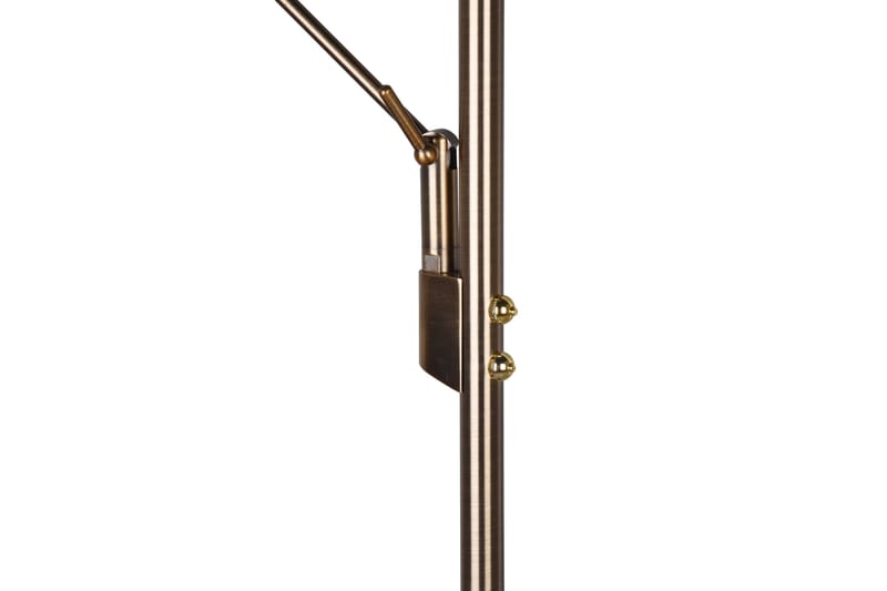 Brantford LED-Gulvlampe Antikk Messing - Trio Lighting - Belysning - Innendørsbelysning & Lamper - Soveromslampe