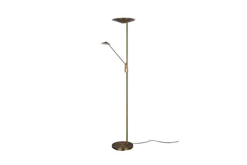 Brantford LED-Gulvlampe Antikk Messing - Trio Lighting - Belysning - Innendørsbelysning & Lamper - Soveromslampe