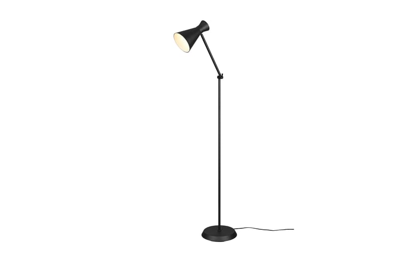 Enzo Gulvlampe E27 Matt Svart - Trio Lighting - Belysning - Innendørsbelysning & Lamper - Soveromslampe