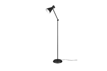Enzo Gulvlampe E27 Matt Svart - Trio Lighting - Belysning - Innendørsbelysning & Lamper - Soveromslampe
