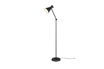 Enzo Gulvlampe E27 Matt Svart - Trio Lighting - Belysning - Innendørsbelysning & Lamper - Soveromslampe