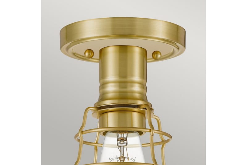 Halv takmontering Quoizel Mixon Børstet messing - Børstet messing - Belysning - Innendørsbelysning & Lamper - Soveromslampe - Taklampa sovrum