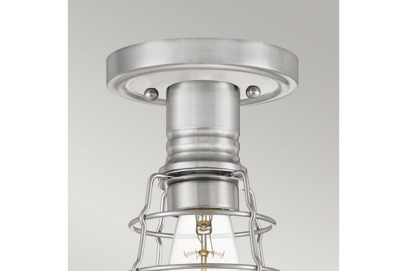 Halv takmontering Quoizel Mixon Børstet nikkel - Børstet nikkel - Belysning - Innendørsbelysning & Lamper - Soveromslampe - Taklampa sovrum