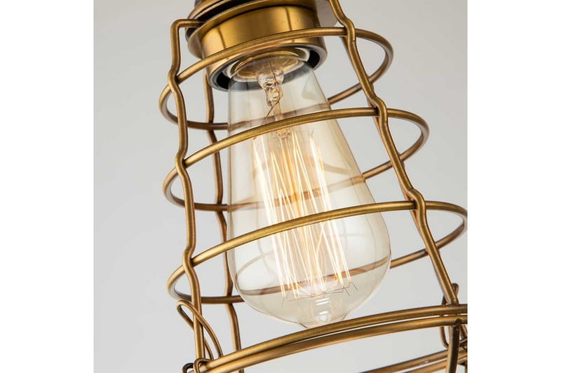 Halv takmontering Quoizel Mixon Forvitret messing - Forvitret messing - Belysning - Innendørsbelysning & Lamper - Soveromslampe - Taklampa sovrum