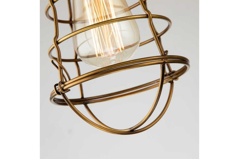 Halv takmontering Quoizel Mixon Forvitret messing - Forvitret messing - Belysning - Innendørsbelysning & Lamper - Soveromslampe - Taklampa sovrum