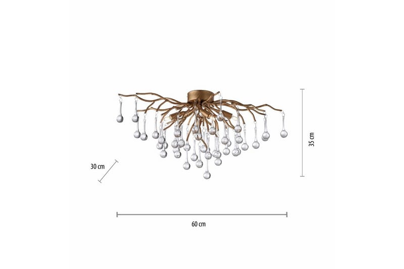 Istapp Paul Neuhaus Taklampe - Belysning - Innendørsbelysning & Lamper - Soveromslampe - Taklampa sovrum