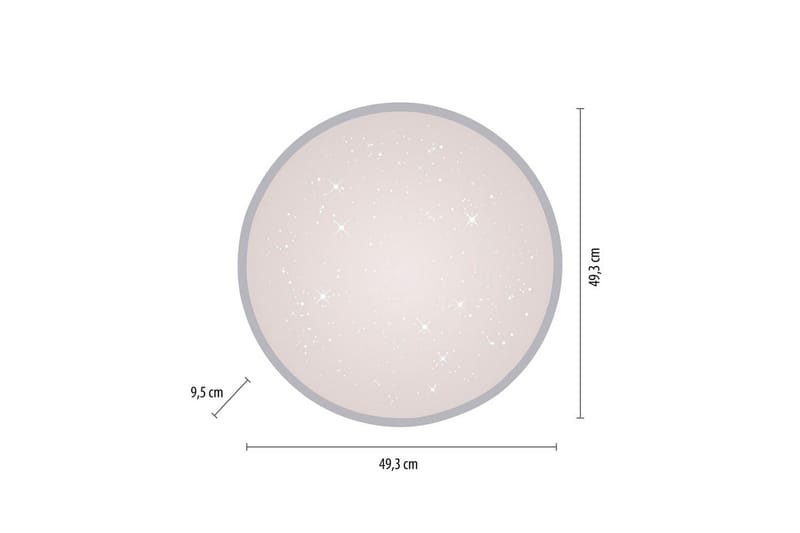 Kyle Just Light Taklampe - Belysning - Innendørsbelysning & Lamper - Soveromslampe - Taklampa sovrum