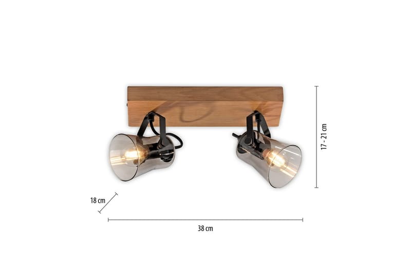 Langström Just Light Taklampe - Belysning - Innendørsbelysning & Lamper - Soveromslampe - Taklampa sovrum