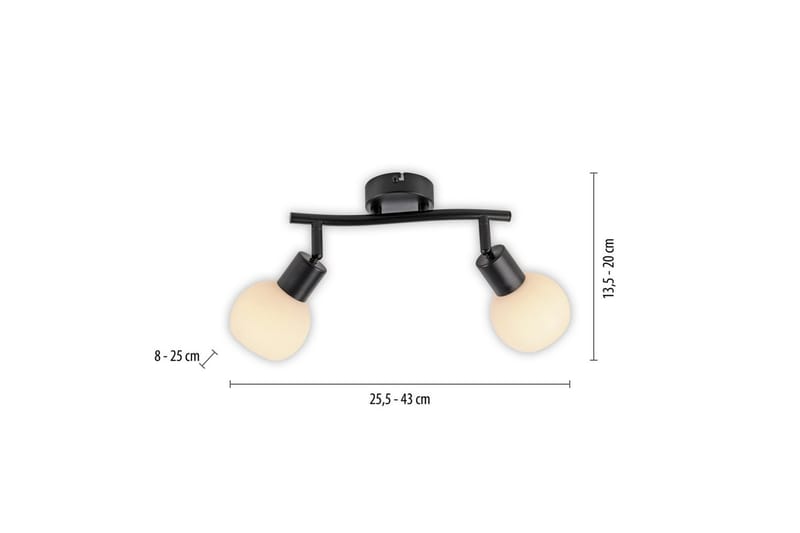 Loki Just Light Taklampe - Belysning - Innendørsbelysning & Lamper - Soveromslampe - Taklampa sovrum