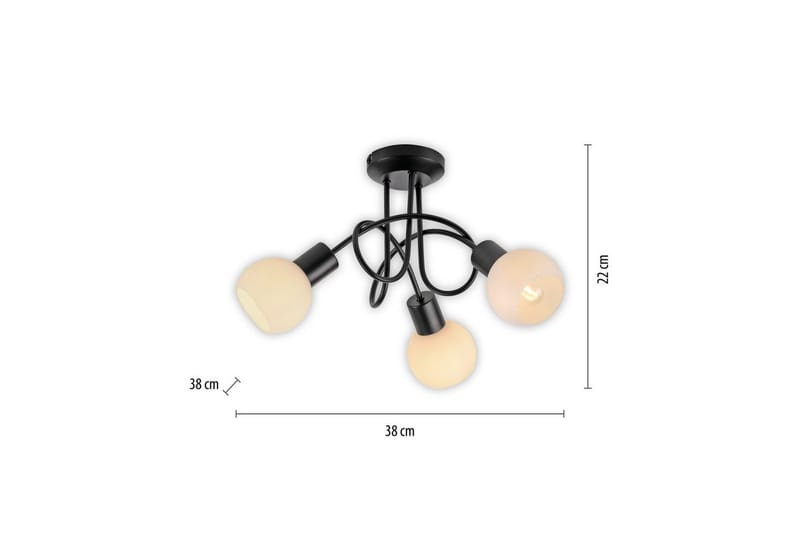 Loki Just Light Taklampe - Belysning - Innendørsbelysning & Lamper - Soveromslampe - Taklampa sovrum