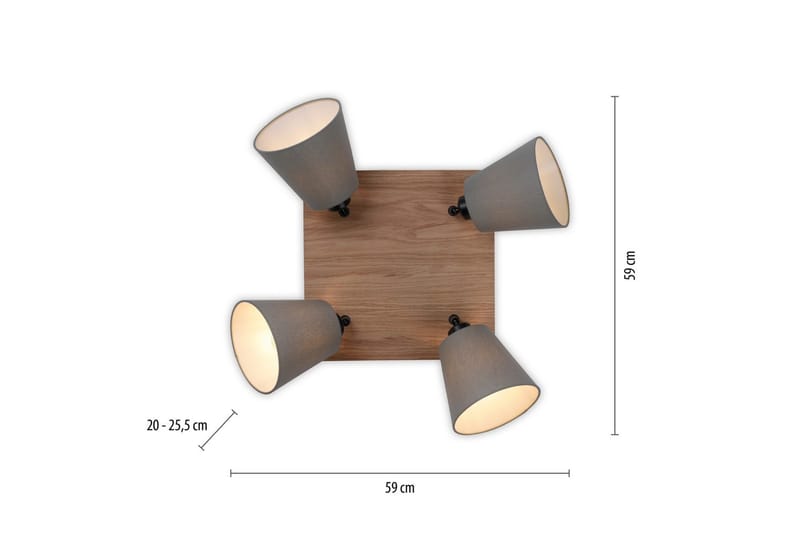 Michel Just Light Taklampe - Belysning - Innendørsbelysning & Lamper - Soveromslampe - Taklampa sovrum