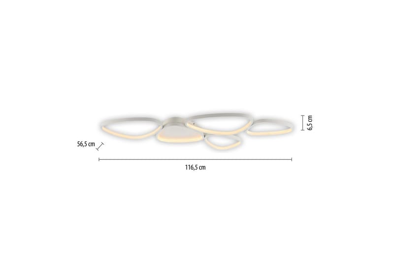 Pebbles Just Light Taklampe - Belysning - Innendørsbelysning & Lamper - Soveromslampe - Taklampa sovrum