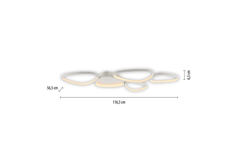 Pebbles Just Light Taklampe - Belysning - Innendørsbelysning & Lamper - Soveromslampe - Taklampa sovrum