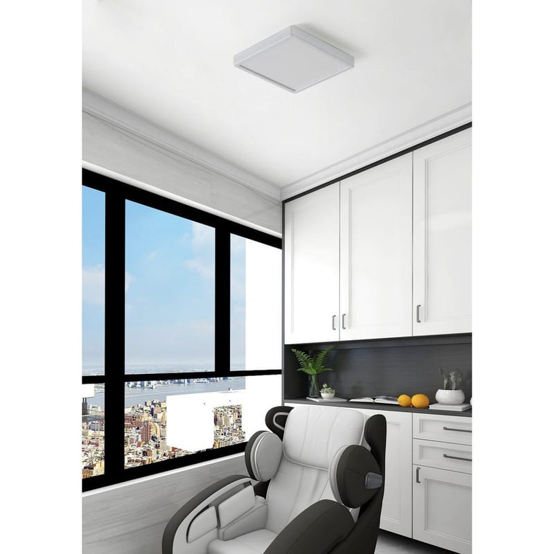 Plafond Argolis 285x285 mm - Hvit - Belysning - Innendørsbelysning & Lamper - Soveromslampe - Taklampa sovrum