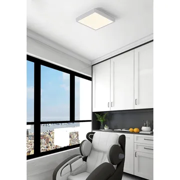 Plafond Argolis 285x285 mm - Hvit - Belysning - Innendørsbelysning & Lamper - Soveromslampe - Taklampa sovrum