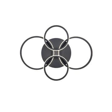 Plafond Cires - Matt svart - Belysning - Innendørsbelysning & Lamper - Soveromslampe - Taklampa sovrum