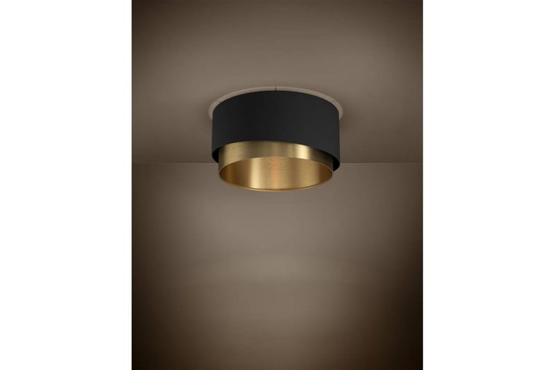 Plafond Eglo Manderline Svart/Messing - Belysning - Innendørsbelysning & Lamper - Soveromslampe - Taklampa sovrum
