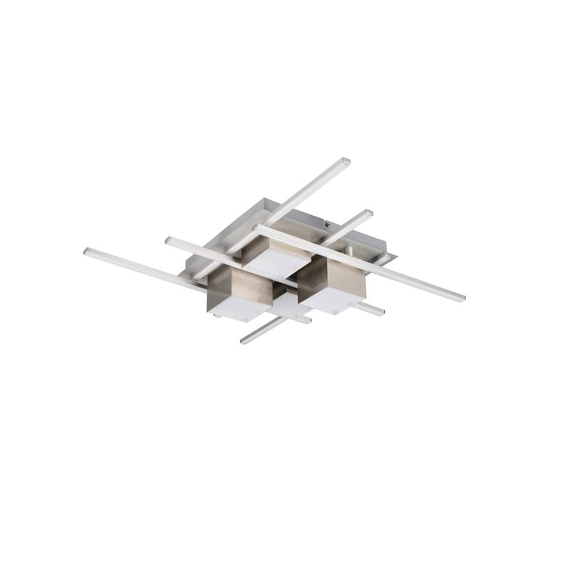 Plafond Roger - Børstet stål - Belysning - Innendørsbelysning & Lamper - Soveromslampe - Taklampa sovrum