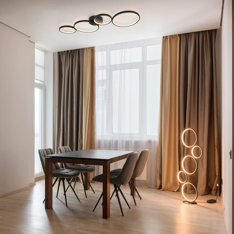 Plafond Rondo - Matt svart - Belysning - Innendørsbelysning & Lamper - Soveromslampe - Taklampa sovrum