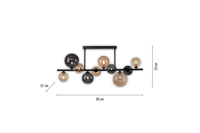 Popsicle Paul Neuhaus Taklampe - Belysning - Innendørsbelysning & Lamper - Soveromslampe - Taklampa sovrum