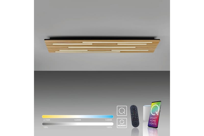 Q-Akustik Paul Neuhaus Vegg-/Taklampe - Belysning - Innendørsbelysning & Lamper - Soveromslampe - Taklampa sovrum