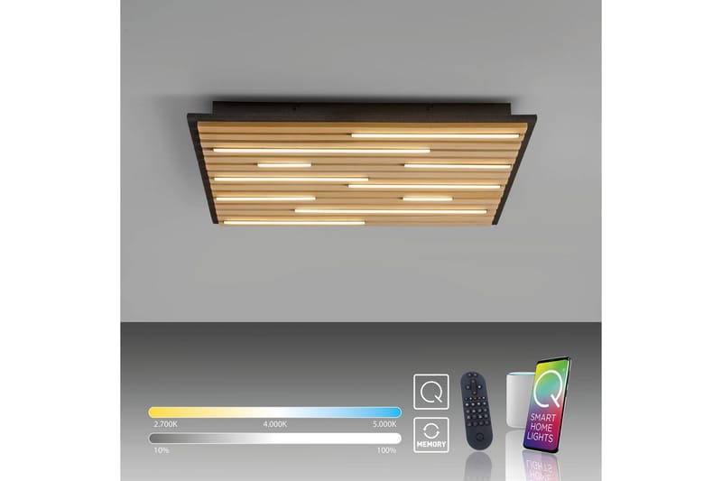 Q-Akustik Paul Neuhaus Vegg-/Taklampe - Belysning - Innendørsbelysning & Lamper - Soveromslampe - Taklampa sovrum