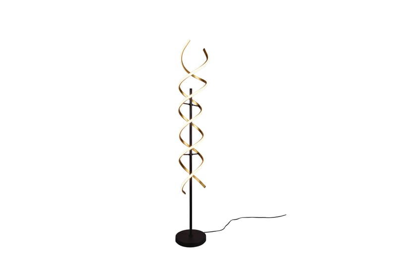 Sequence LED-Gulvlampe Matt Messing/Matt Svart - Trio Lighting - Belysning - Innendørsbelysning & Lamper - Soveromslampe