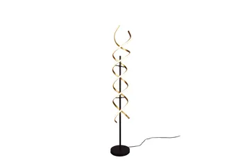Sequence LED-Gulvlampe Matt Messing/Matt Svart - Trio Lighting - Belysning - Innendørsbelysning & Lamper - Soveromslampe