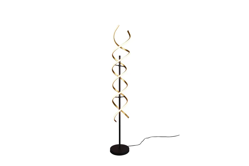 Sequence LED-Gulvlampe Matt Messing/Matt Svart - Trio Lighting - Belysning - Innendørsbelysning & Lamper - Soveromslampe