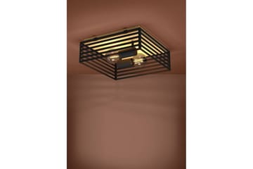 Takbelysning Eglo Cidraz Svart/Tre - Belysning - Innendørsbelysning & Lamper - Soveromslampe - Taklampa sovrum