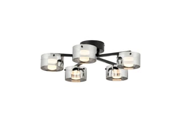 Takbelysning Eglo Copillos Svart/Transparent med 5 Lamper - Belysning - Innendørsbelysning & Lamper - Soveromslampe - Taklampa sovrum