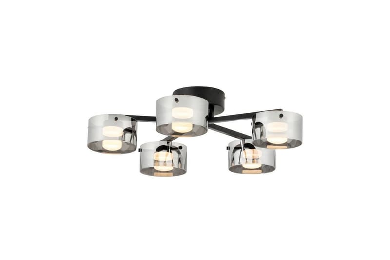 Takbelysning Eglo Copillos Svart/Transparent med 5 Lamper - Belysning - Innendørsbelysning & Lamper - Soveromslampe - Taklampa sovrum