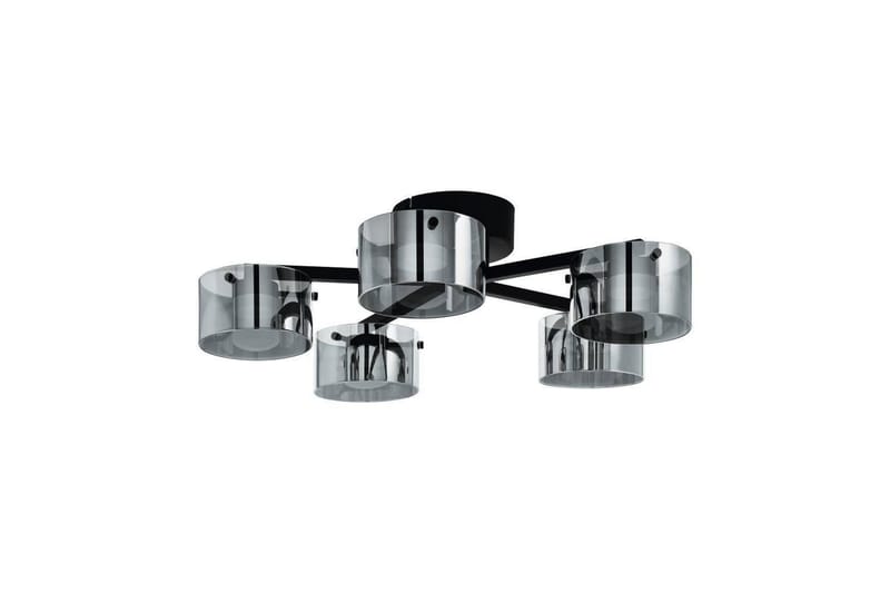 Takbelysning Eglo Copillos Svart/Transparent med 5 Lamper - Belysning - Innendørsbelysning & Lamper - Soveromslampe - Taklampa sovrum