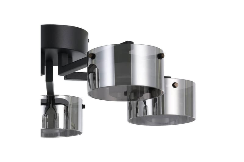Takbelysning Eglo Copillos Svart/Transparent med 5 Lamper - Belysning - Innendørsbelysning & Lamper - Soveromslampe - Taklampa sovrum