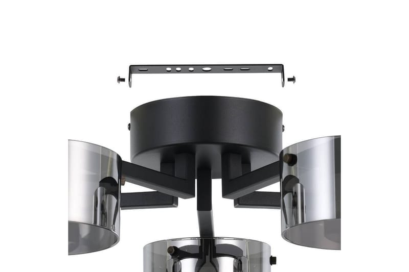 Takbelysning Eglo Copillos Svart/Transparent med 5 Lamper - Belysning - Innendørsbelysning & Lamper - Soveromslampe - Taklampa sovrum