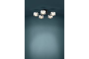 Takbelysning Eglo Copillos Svart/Transparent med 5 Lamper - Belysning - Innendørsbelysning & Lamper - Soveromslampe - Taklampa sovrum