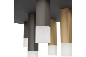 Takbelysning Eglo Estanterios Grå/Brun med 9 Lamper - Belysning - Innendørsbelysning & Lamper - Soveromslampe - Taklampa sovrum